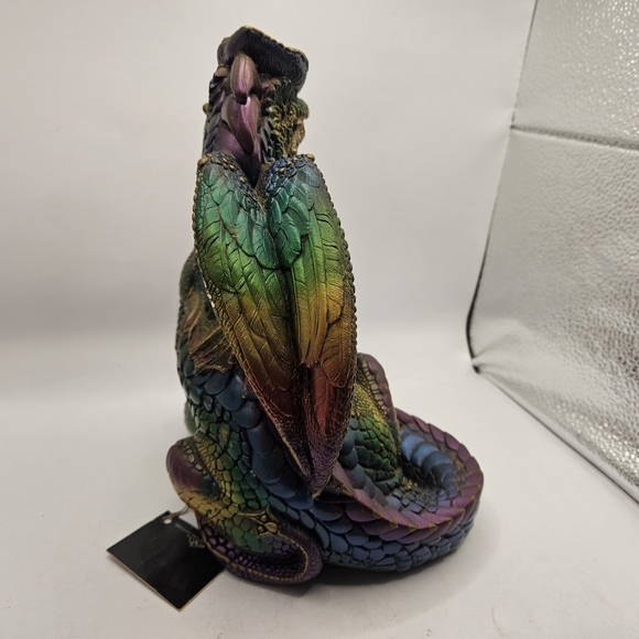 Rare Retired Windstone Editions Male Dragon Peña W/tags No Box 9" Used Condition - Picture 7 of 14